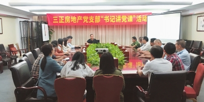陳文發(fā)書記為全體黨員講了一堂生動的黨課。.jpg